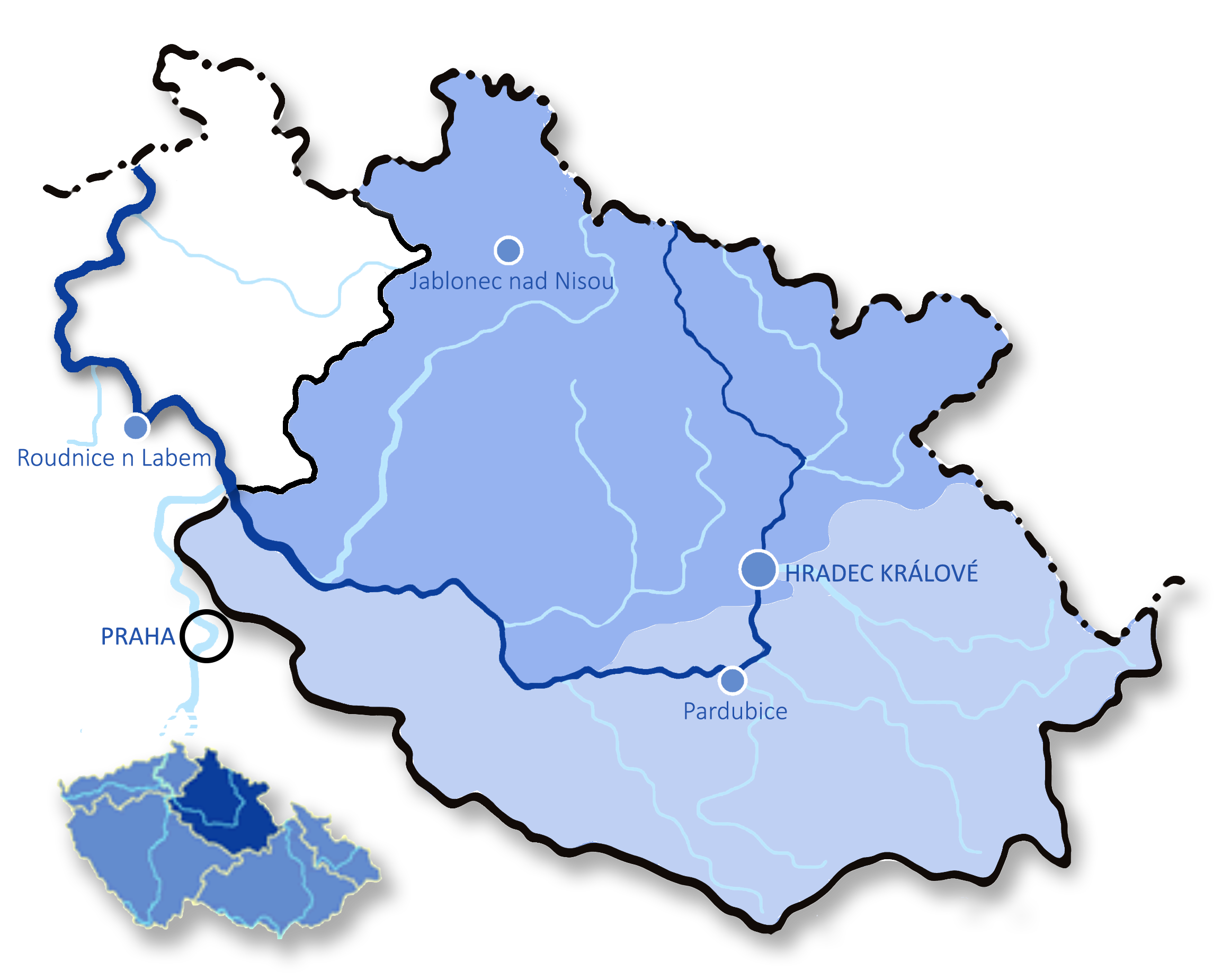 Správní členění Povodí Labe